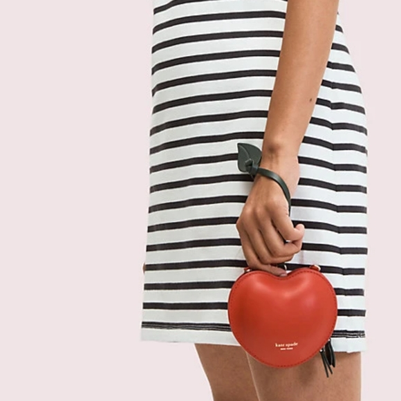 Kate Spade Novelty Picnic micro cherry crossbody handbag purse - Picture 3 of 8